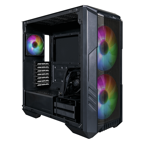 PANNELLO LATERALE COOLER MASTER CASE HAF500 MID-TOWER E-ATX ARGB, NERO