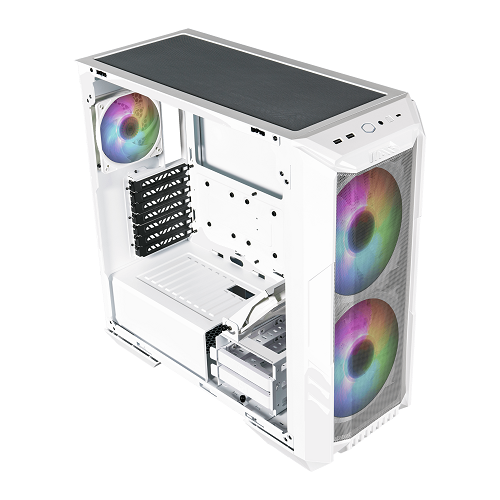 PANNELLO LATERALE COOLER MASTER CASE HAF500 MID-TOWER E-ATX ARGB, BIANCO