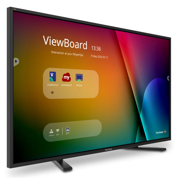 VIEWSONIC DISPLAY TOUCH INTERATTIVO 43" 16:9 4K UHD 10 PUNTI TOCCO, 3GB RAM / 16 GB ST