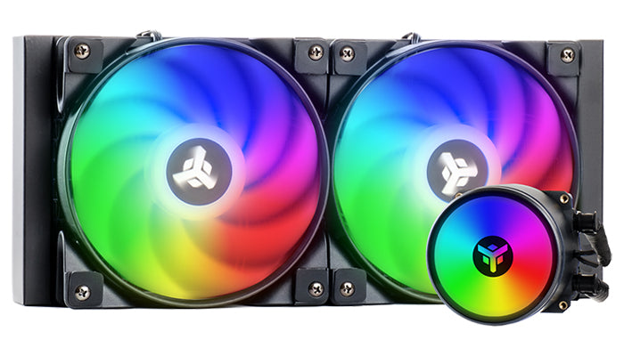 ITEK DISSIPATORE A LIQUIDO EVOLIQ 240 ARGB - 240MM, SKT UNIVERSALE, PWM, ARGB TRAMITE CON