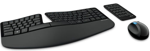MICROSOFT TASTIERA + MOUSE SCULPT ERGONOMICO WIRELESS NERA + MOUSE