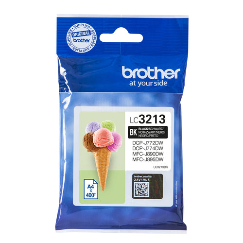 CARTUCCIA INCHIOSTRO BROTHER NERO PER DCPJ772/J774/MFCJ890DW/J895DW DA 400PG