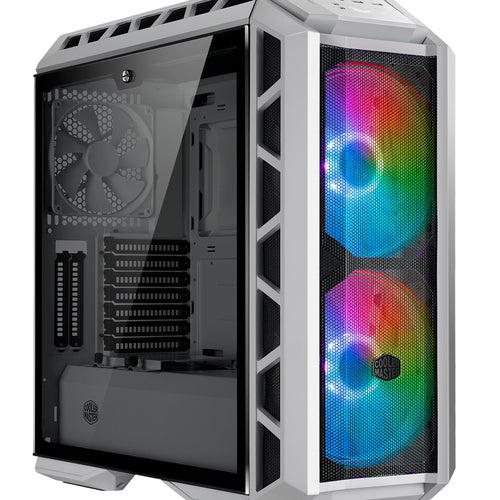 COOLER MASTER CASE H500P MESH BIANCO ARGB MID TOWER, PANNELLO LATERALE, MICROATX-MINI ITX, 2XUSB 3