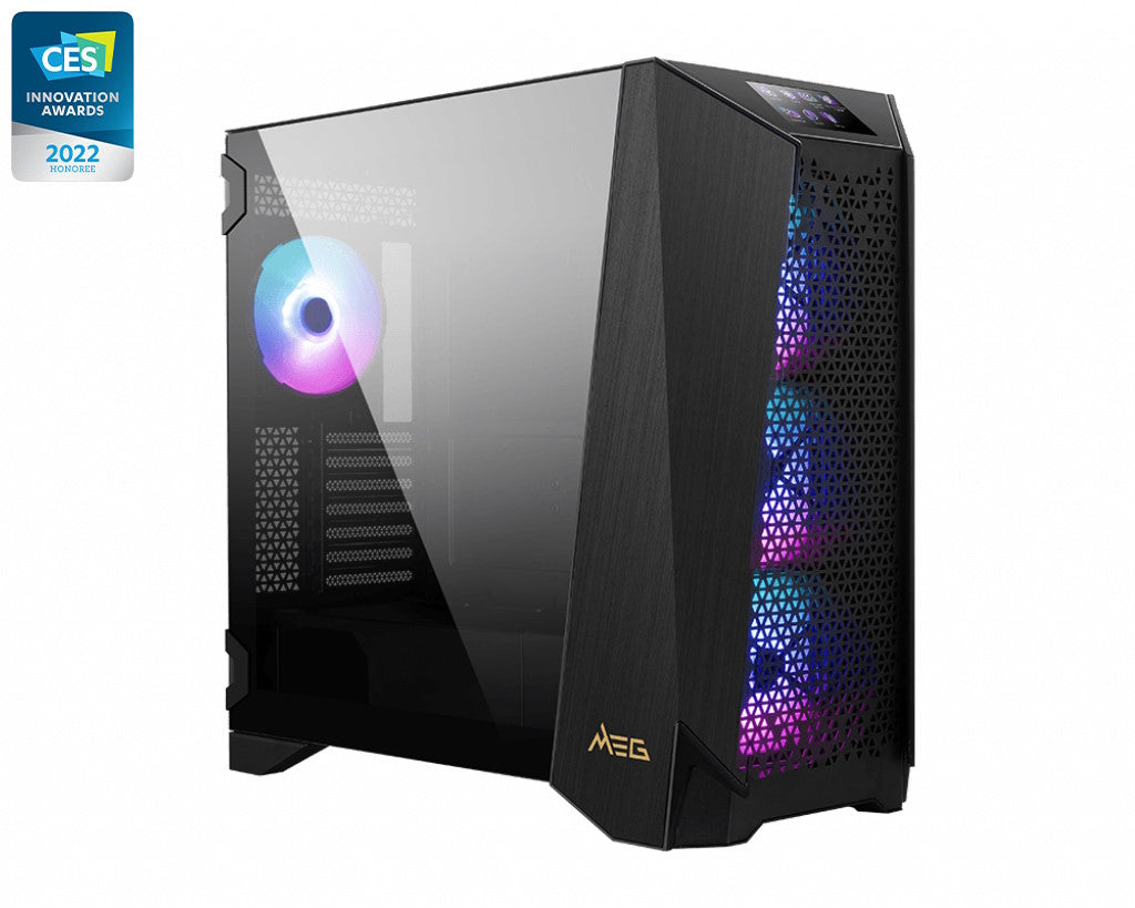 MSI CASE MEG PROSPECT 700R, 2XUSB 3.0, 1XUSB-C, 4X140MM ARGB FAN, LCD TOUCH PANEL, ARGB CO
