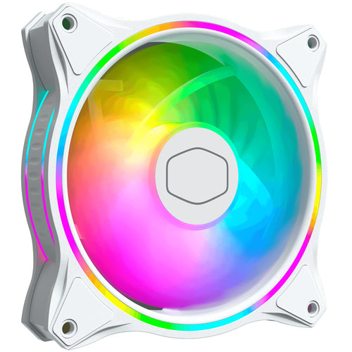 COOLER MASTER DISSIPATORE MASTERFAN MF120 HALO WHITE EDITION 120X120X25 VENTOLA CABINET -