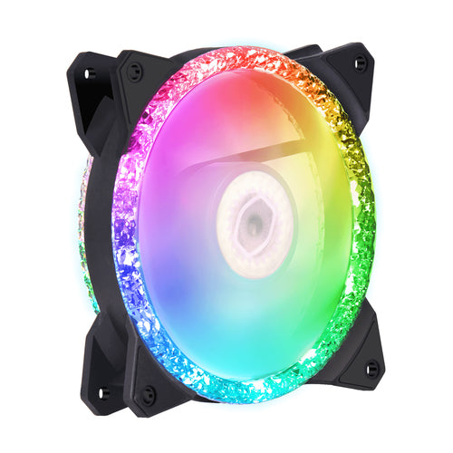 COOLER MASTER DISSIPATORE MASTERFAN MF120 PRISMATIC 3IN1 ARGB-GEN2 120X120X25 VENTOLA CABI