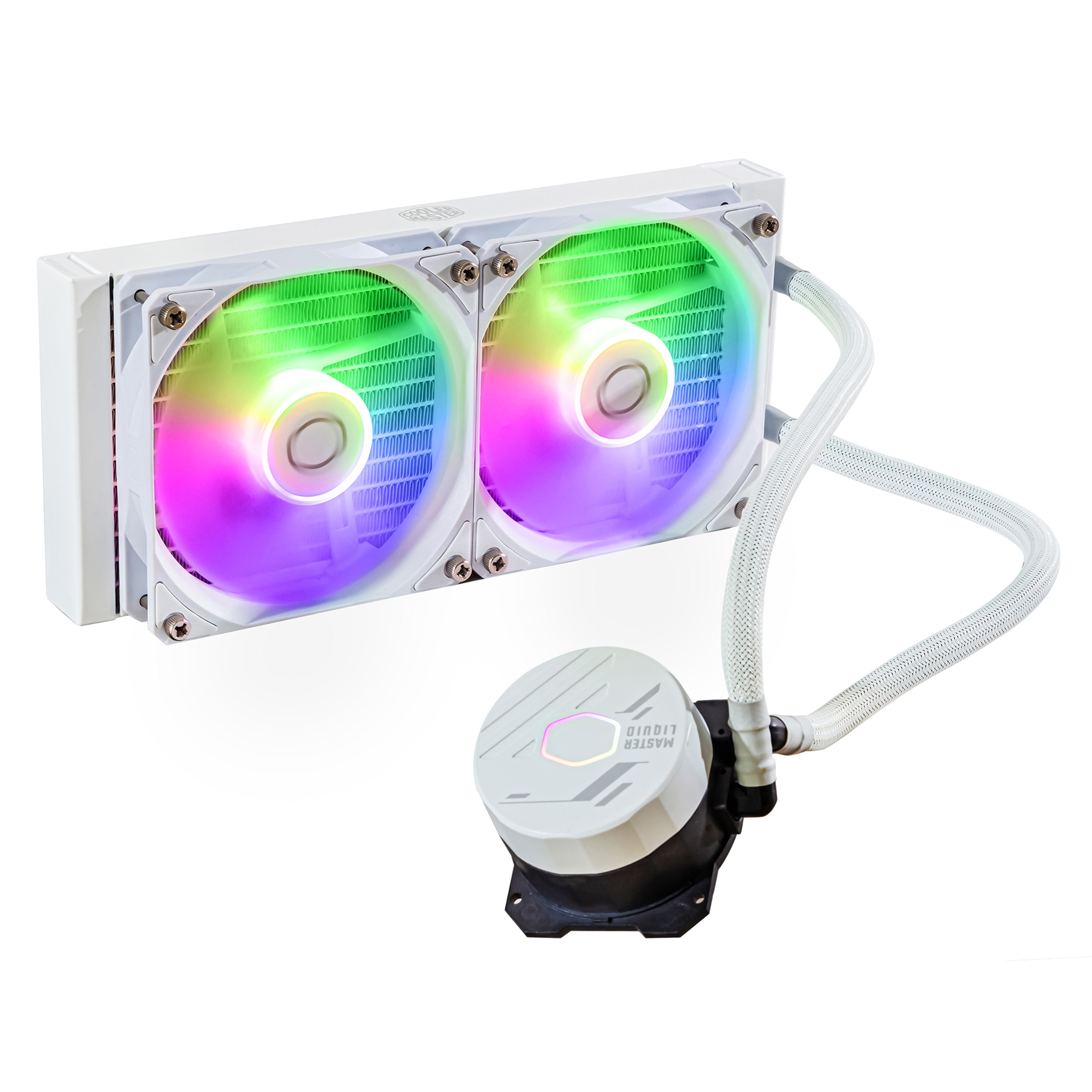 COOLER MASTER DISSIPATORE A LIQUIDO MASTERLIQUID 240L CORE WHITE 240MM RAD, SPECTRUM V3 12