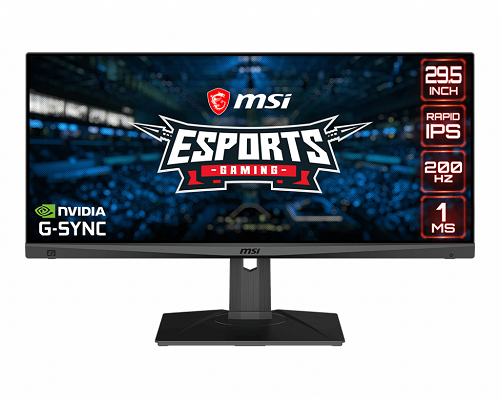 MONITOR MSI 29,5 LED IPS 21:9 WFHD, 1MS 200Hz, 300 CDM, RGB, USB-C, PIVOT, DP/HDMI