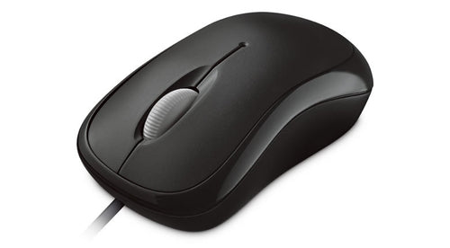 MICROSOFT MOUSE READY OTTICO 800 DPI CON CAVO USB, 3 TASTI, COLORE NERO