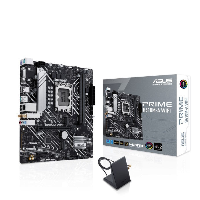 Scheda madre ASUS H610, PRIME H610M-A WIFI, LGA 1700, WIFI, 90MB1G00-M0EAY0