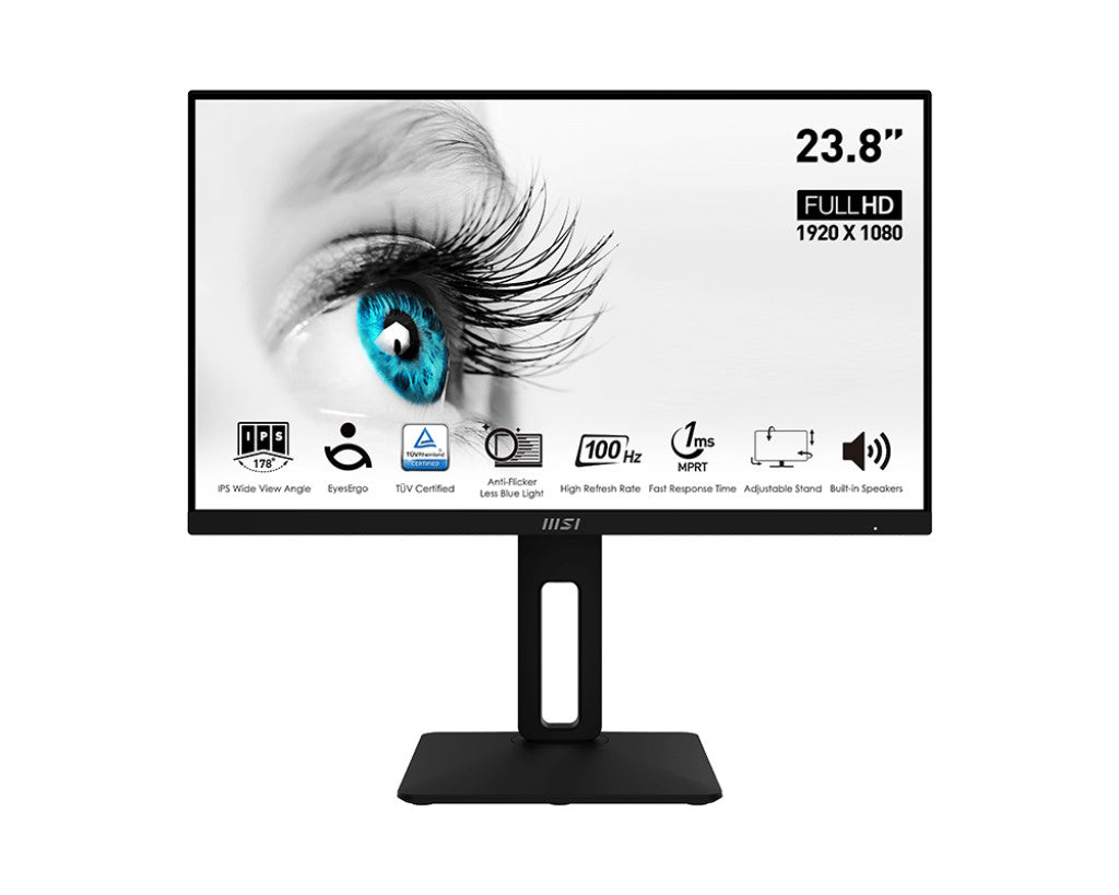 MONITOR MSI 23,8 LED IPS 16:9 FHD, 1MS 100Hz, PIVOT, VGA/DP/HDMI, MULTIMEDIALE