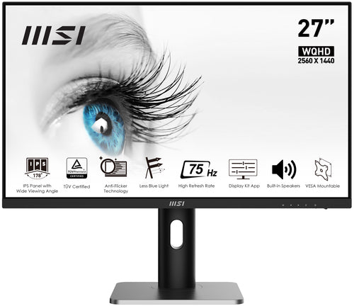 MONITOR MSI 27 LED IPS 16:9 QHD 4MS 250 CDM, PIVOT, DP/HDMI, MULTIMEDIALE