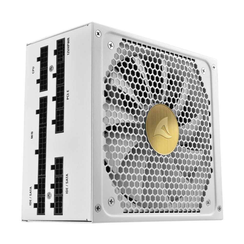 SHARKOON ALIMENTATORE REBEL P30 GOLD WH 1000W ATX3.0 ATX 3.0, PCIE GEN5 12VHPWR, 80 PLUS G