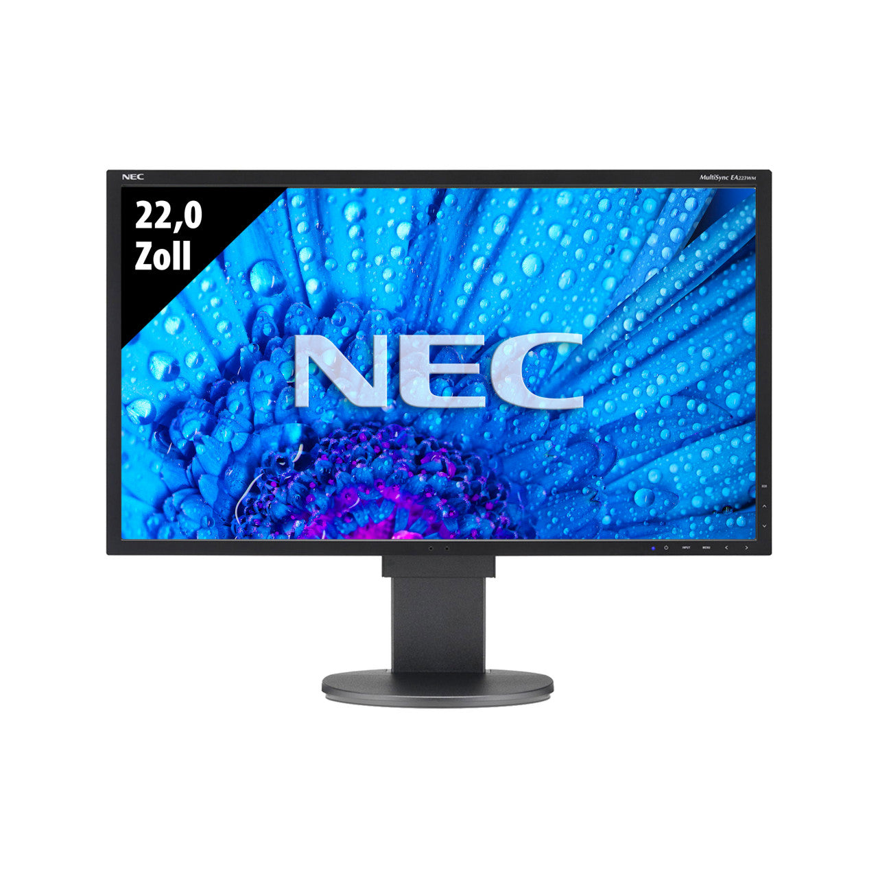 REFURBISED MONITOR 22" NEC EA223WM E223W E222W LED NERO GRIGIO