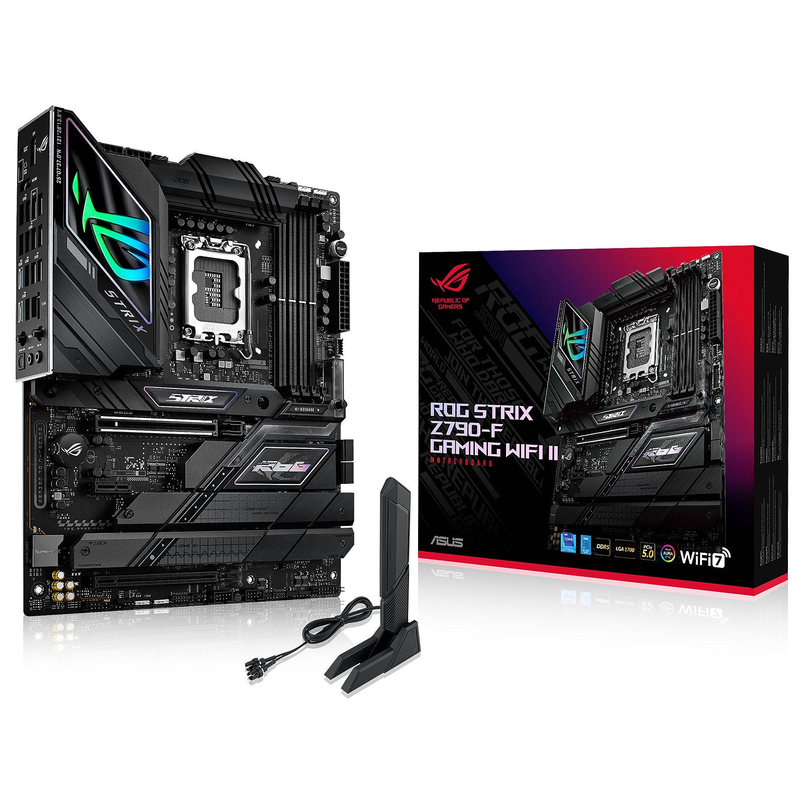 ASUS MB Z790, ROG STRIX Z790-F GAMING WIFI II, LGA 1700, DDR5, 90MB1FM0-M0EAY0, Z790 RIF.