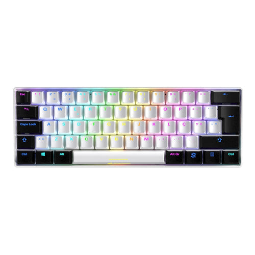 SHARKOON TASTIERA GAMING MECCANICA SGK50 S4 SWITCH KAILH ROSSO, LAYOUT ITA, BIANCO