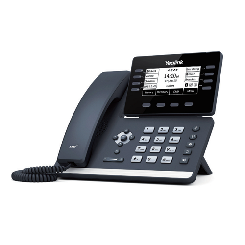 YEALINK TELEFONO VOIP 2XLAN GIGABIT POE, DISPLAY MONOCROMATICO, BLUETOOTH, 1XRJ9, 12 LINEE