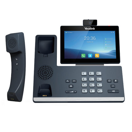 VIDEOTELEFONO YEALINK VOIP ANDROID 9.0 BLUETOOTH, WI-FI, DISPLAY TOUCH 7, CORNETTA WIRELES