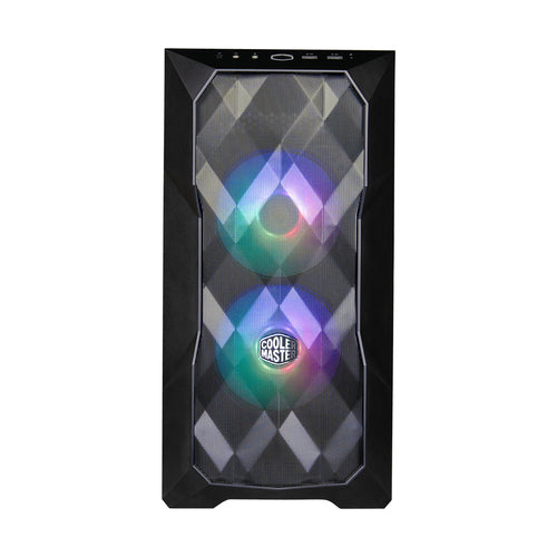 COOLER MASTER CASE MASTERBOX TD300 MESH NERO ARGB, PANNELLO LATERALE, MID-TOWER, MICRO-ATX MINI-