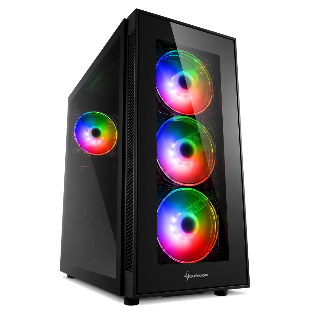 CASE SHARKOON TG5 PRO RGB, ATX, 2xUSB 3.0, 2xUSB 2.0, 7 SLOT,