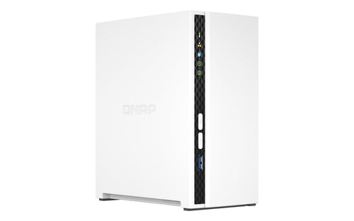 QNAP NAS TOWER 2BAY ARM 4CORE 2.0GHz 2xSATA 6GB/S 3.5"/2.5" 2GB RAM ON-BOARD 1xGBE