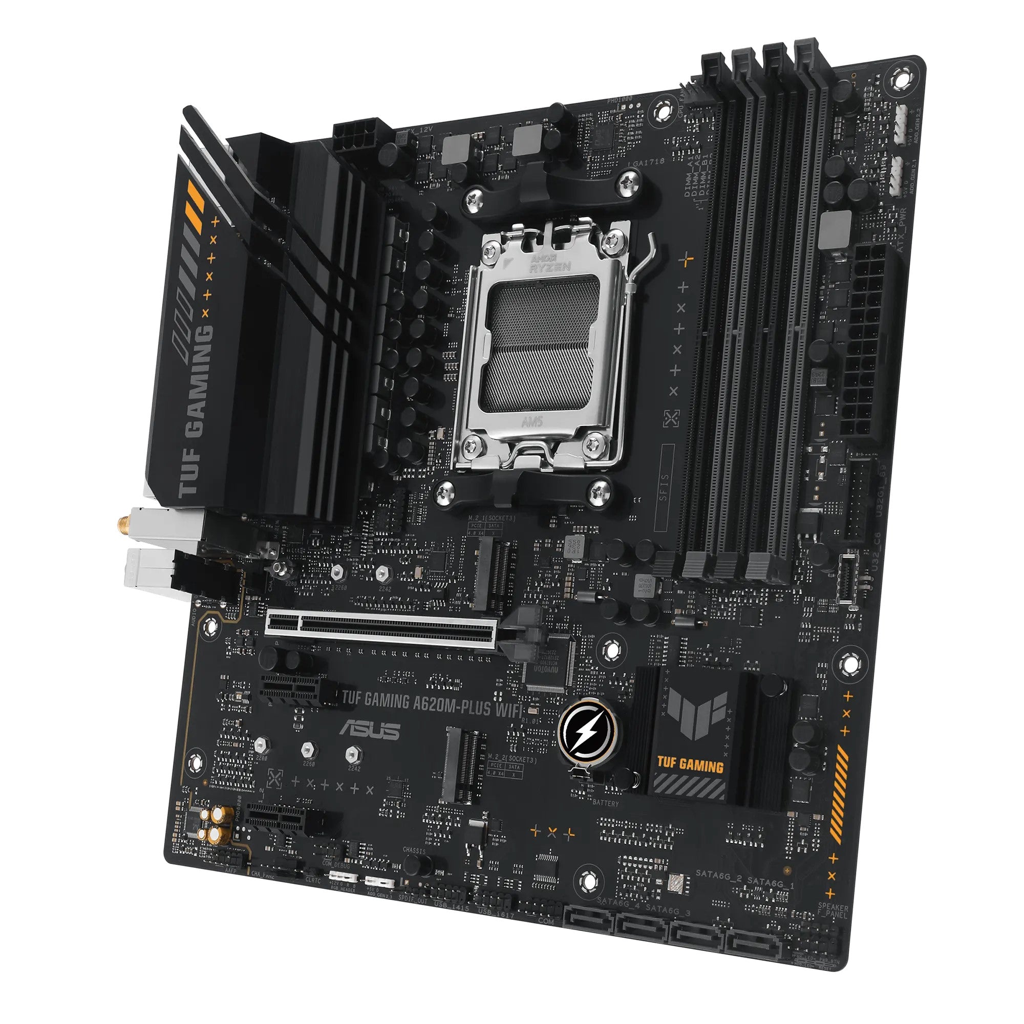 Scheda madre ASUS AMD A620, TUF GAMING A620-PRO WIFI, AM5, WIFI, ATX, 90MB1FR0-M0EAY0