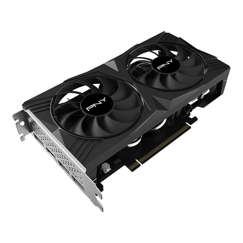 PNY VGA GEFORCE RTX 4060, RTX 4060 VERTO DOPPIA VENTOLA, 8 GB 6GDDR6, 3DP/HDMI, DLSS 3