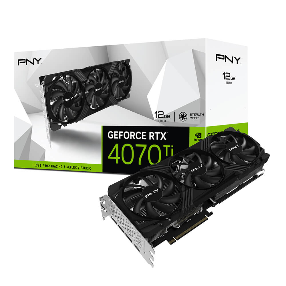 PNY VGA GEFORCE RTX 4070 TI, RTX 4070 TI 12 GB XLR8 GAMING VERTO EDITION DLSS 3