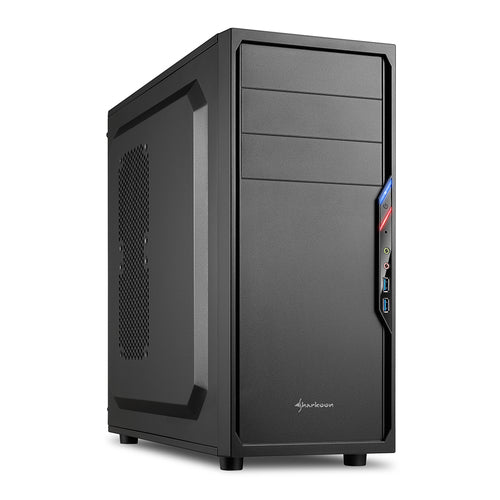 SHARKOON CASE VS4-V, ATX, 6 SLOT DI ESPANSIONE, 2XUSB 3.0 FRONTALE, DRIVE BAY DA 2,5/3,5/5,25, 1