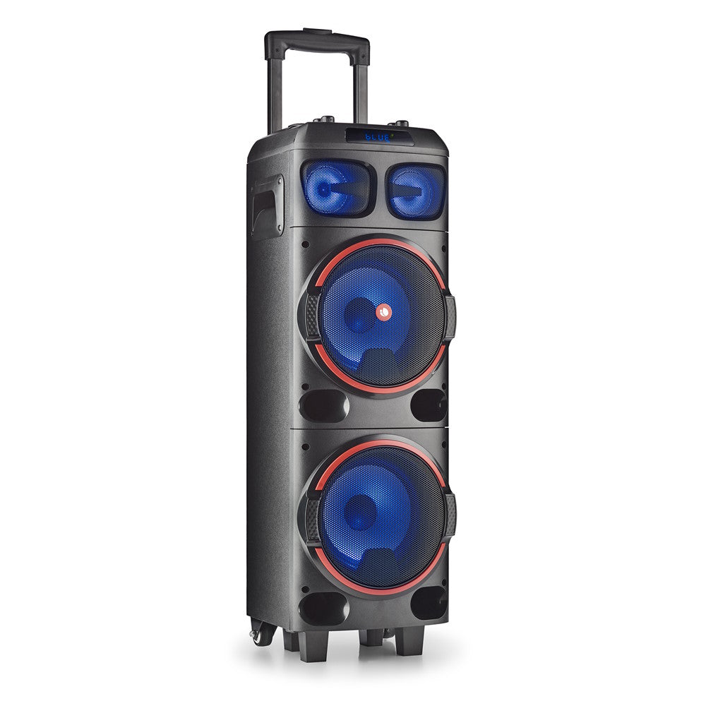 NGS STRUMENTAZIONE DA DJ BLUETOOTH, 800W - TRASPORTABILE CON RUOTE, INGRESSO AUDIO MICRO