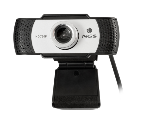 NGS WEBCAM HD 1280X720P, USB 2 MICROFONO INCORPORATO, MES