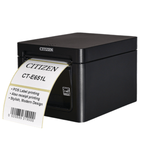 CITIZEN CT-E651L, 8 PUNTI /MM (203DPI), CUTTER, USB, NERO