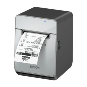 EPSON TM-L100, 8 PUNTI /MM (203DPI), CUTTER, LINERLESS, USB, LIGHTNING, ETHERNET, NERO