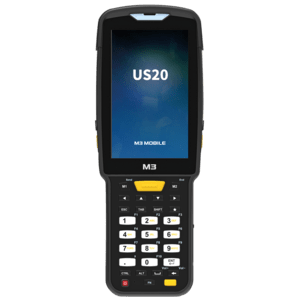 M3 MOBILE US20X, 2D, BT, WI-FI, 4G, NFC, NUMERO FUNZIONE, GPS, HOT-SWAP, BAT. EST., ANDROID