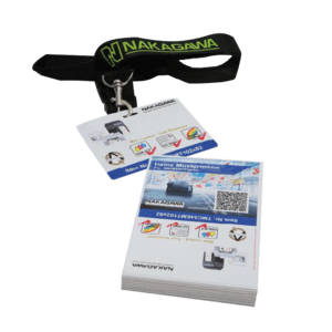 NAKAGAWA VISITOR BADGES, 96X82