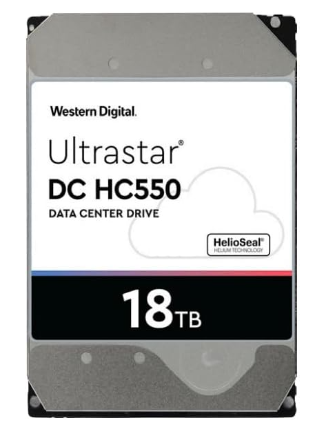 WD DC HC550 18TB 512MB SATA Ultra SE NP3