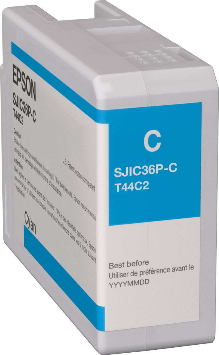 Epson SJIC36P(C) Cartuccia Inchiostro Ciano 80 ml per ColorWorks C6000/C6500 C13T44C240