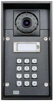 2N IP Force - 1 pulsante, videocamera HD, keypad e speaker 10W