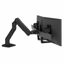 Ergotron HX Desk Dual Monitor Arm – 2 monitor fino a 32" – Nero opaco (45-476-224)