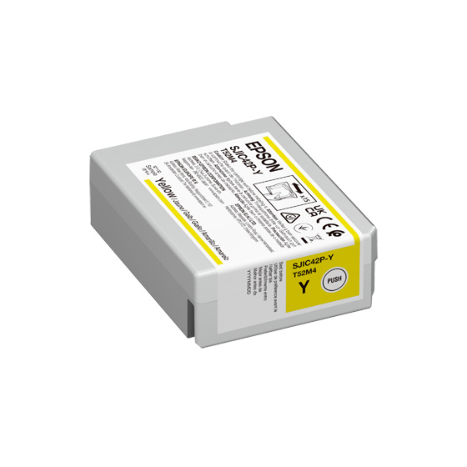 INK CARTRIDGE FOR COLORWORKS C4000E YELLOW