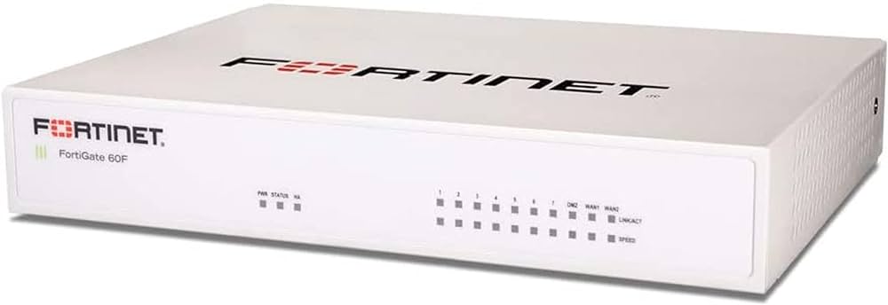 Fortinet Hardware FortiGate 60F INCLUDING 1Y 24x7 FortiCare BDL