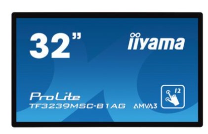 iiyama ProLite TF3239MSC-B1AG, 80cm (31,5''), Projected Capacitive, 12 TP, Full HD, black