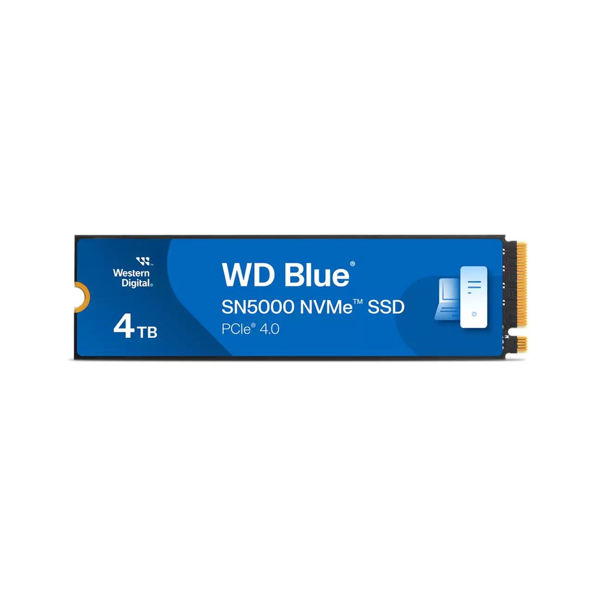 WD Blue SN5000 4TB SSD, Disque SSD interne, M.2 2280 NVMe SSD, PCIe Gen4 Western Digital