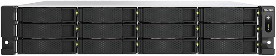 Qnap 12 baie amd 7000 8c/16t 32 gb 2x550w 2xm.2