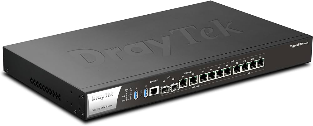 DrayTek V3912-K firewall [hardware] 1U 12,5 Gbit/s