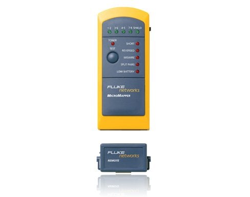 Fluke Networks MicroMapper tester di cablaggio Ethernet con unità remota MT-8200-49A