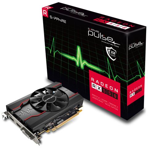 SAPPHIRE VGA PULSE RADEON 550 2G GDDR5 HDMI / DVI-D / DP OC (64-BIT, UEFI) LITE