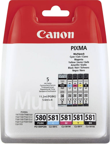 CANON CART INK MULTICOLOR (COLORE + NERO) CLI-581