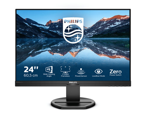 PHILIPS MONITOR 24,1 LED IPS 16:10 FHD 4MS 300 CDM, VGA/DVI/HDMI/DP, PIVOT, MULTIMEDIALE