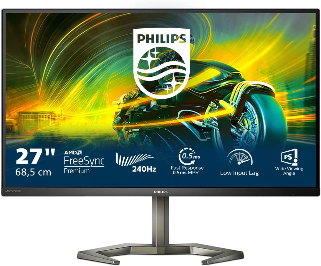 PHILIPS MONITOR 27 LED IPS 16:9 FHD 0,5MS 240HZ 250 CDM, HDMI / DP, PIVOT, MULTIMEDIALE